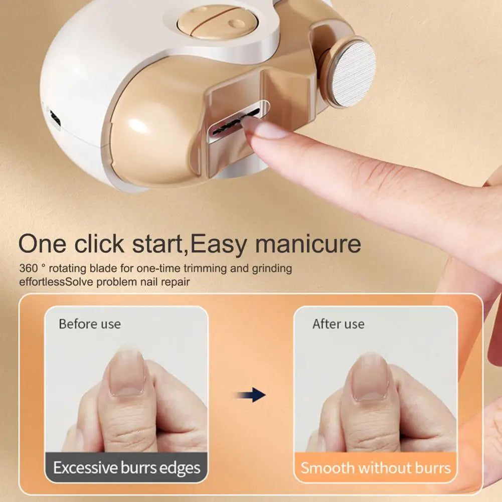 Nail Trimming Polishing Device Easy-to-use Nail Clipper Compact